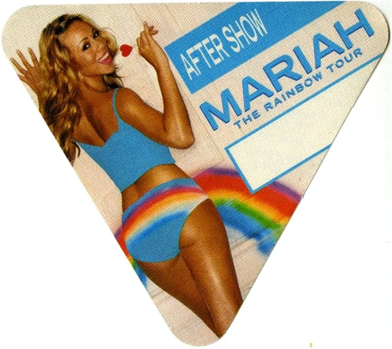 Mariah Carey 2000 Rainbow Concert Tour After Show Backstage Pass