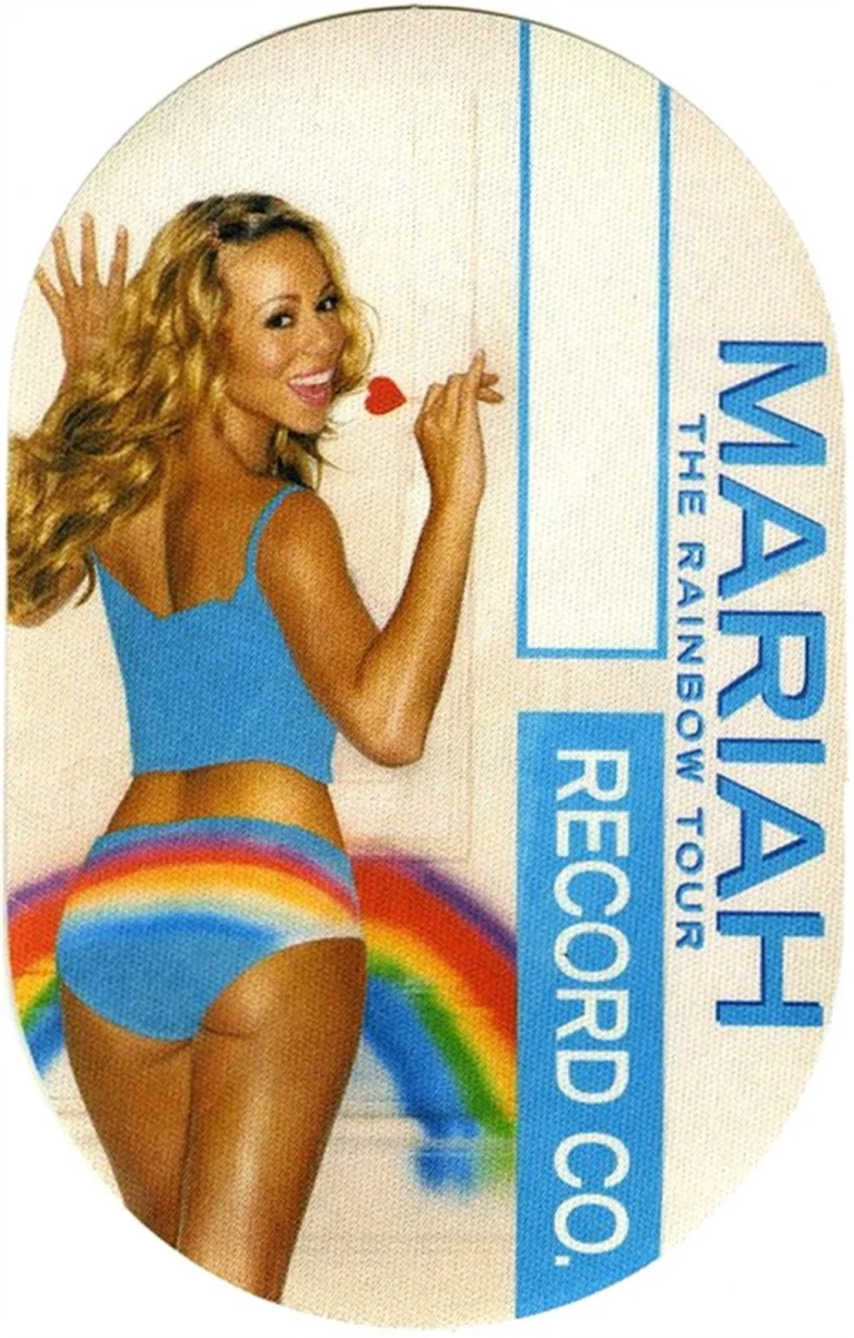 Mariah Carey 2000 Rainbow Concert Tour Record Co. Backstage Pass