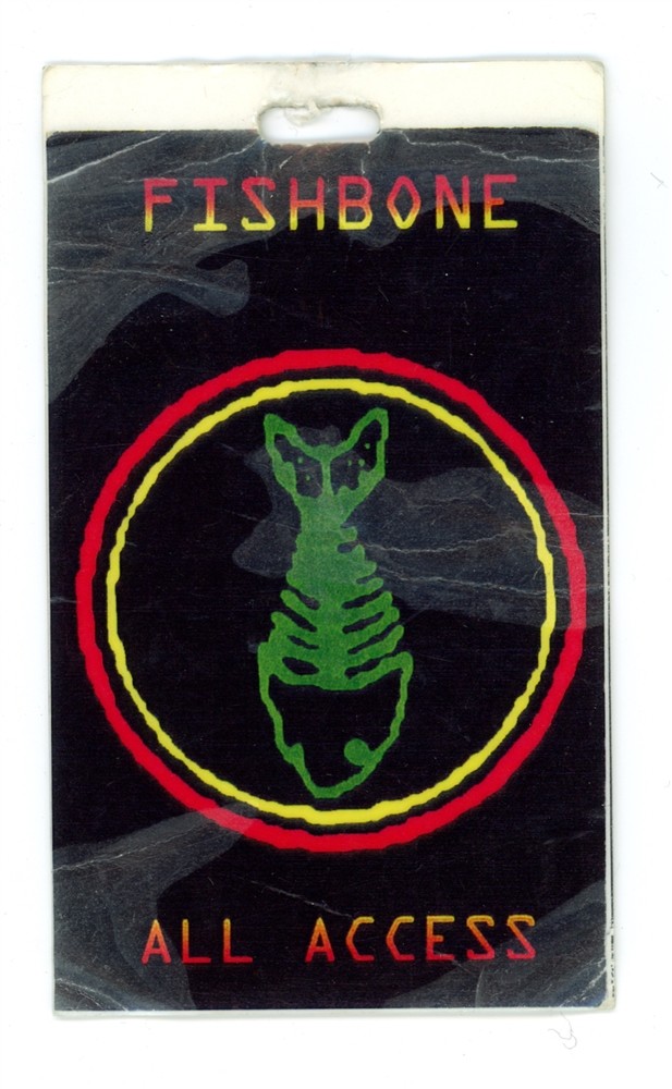 Fishbone All Access Original Laminated Backstage Pass - 1995 - 1996 Tour