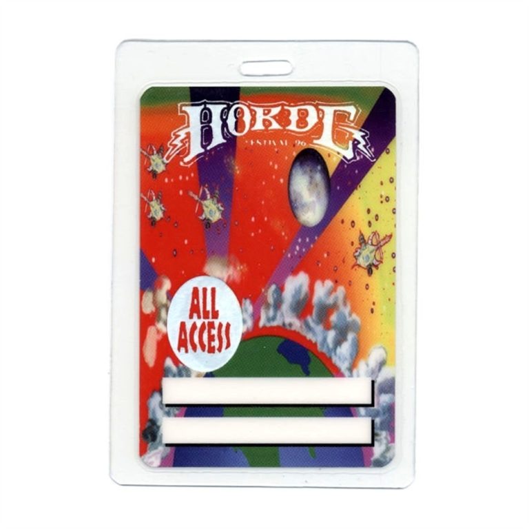 Neil Young 1996 HORDE Festival w/Dave Matthews Laminated Backstage Pass