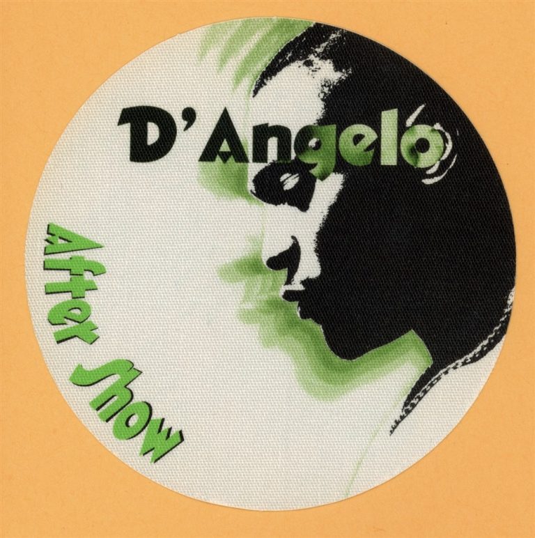 D'Angelo 1996 Brown Sugar Concert Tour AFTER SHOW Backstage Pass