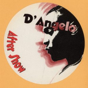 D'Angelo 1996 Brown Sugar Concert Tour AFTER SHOW Backstage Pass