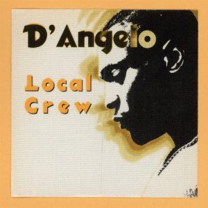 D'Angelo 1996 Brown Sugar Concert Tour CREW Backstage Pass
