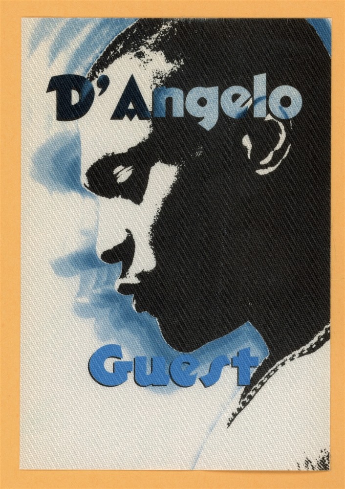 D'Angelo 1996 Brown Sugar Concert Tour GUEST Backstage Pass
