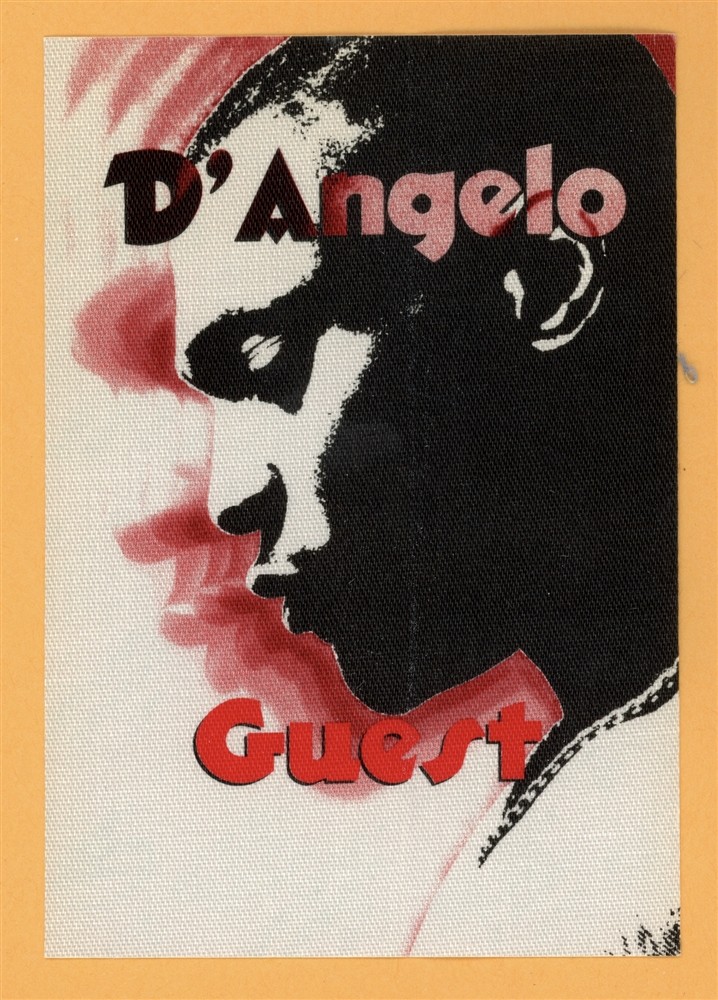 D'Angelo 1996 Brown Sugar Concert Tour GUEST Backstage Pass