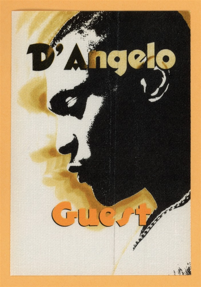 D'Angelo 1996 Brown Sugar Concert Tour GUEST Backstage Pass
