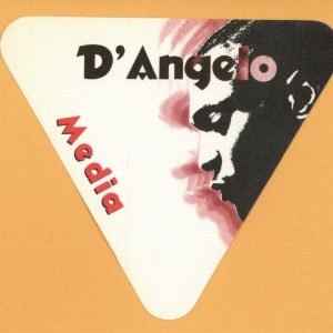D'Angelo 1996 Brown Sugar Concert Tour MEDIA Backstage Pass