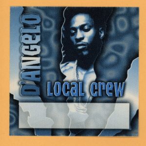 D'Angelo 2000 Voodoo Concert Tour CREW Backstage Pass
