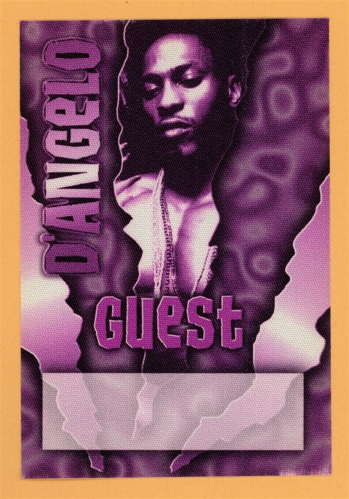 D'Angelo 2000 Voodoo Concert Tour GUEST Backstage Pass