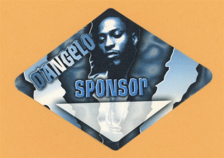 D'Angelo 2000 Voodoo Concert Tour SPONSOR Backstage Pass