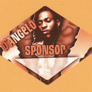 D'Angelo 2000 Voodoo Concert Tour SPONSOR Backstage Pass