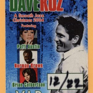 Dave Koz 2004 Concert Tour VIP Backstage Pass