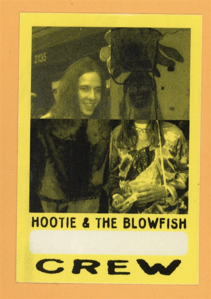 Hootie & The Blowfish 1996 Fairweather Johnson Concert Tour CREW Backstage Pass