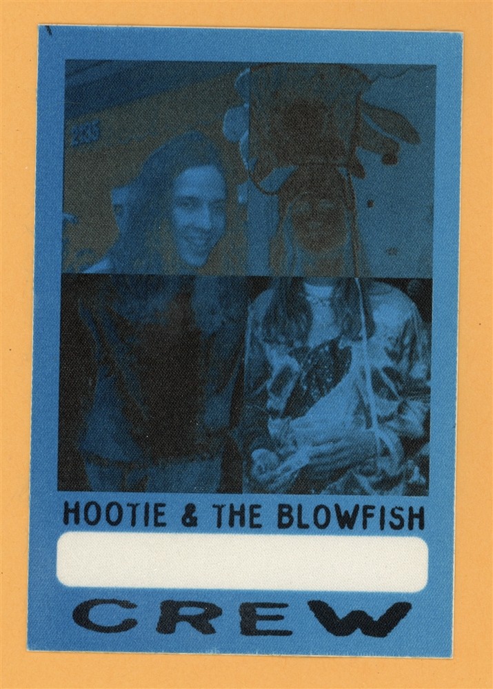 Hootie & The Blowfish 1996 Fairweather Johnson Concert Tour CREW Backstage Pass