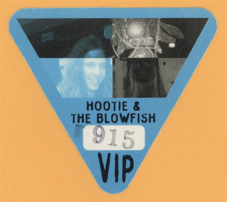 Hootie & The Blowfish 1996 Fairweather Johnson Concert Tour VIP Backstage Pass