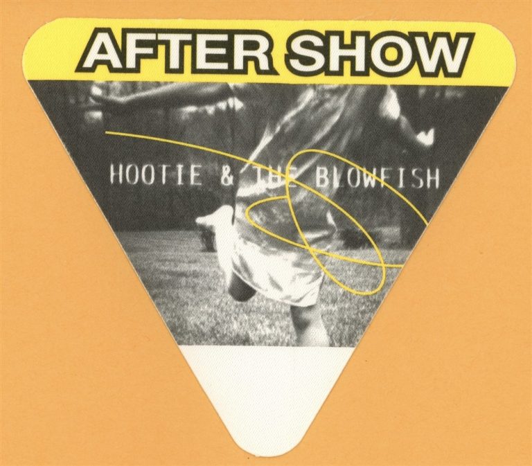 Hootie & The Blowfish 1998 Musical Chairs Concert Tour AFTER SHOW Backstage Pass