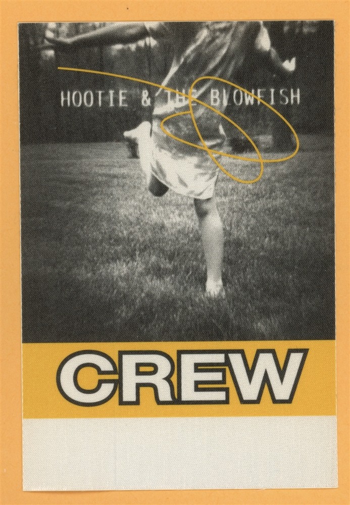 Hootie & The Blowfish 1998 Musical Chairs Concert Tour CREW Backstage Pass