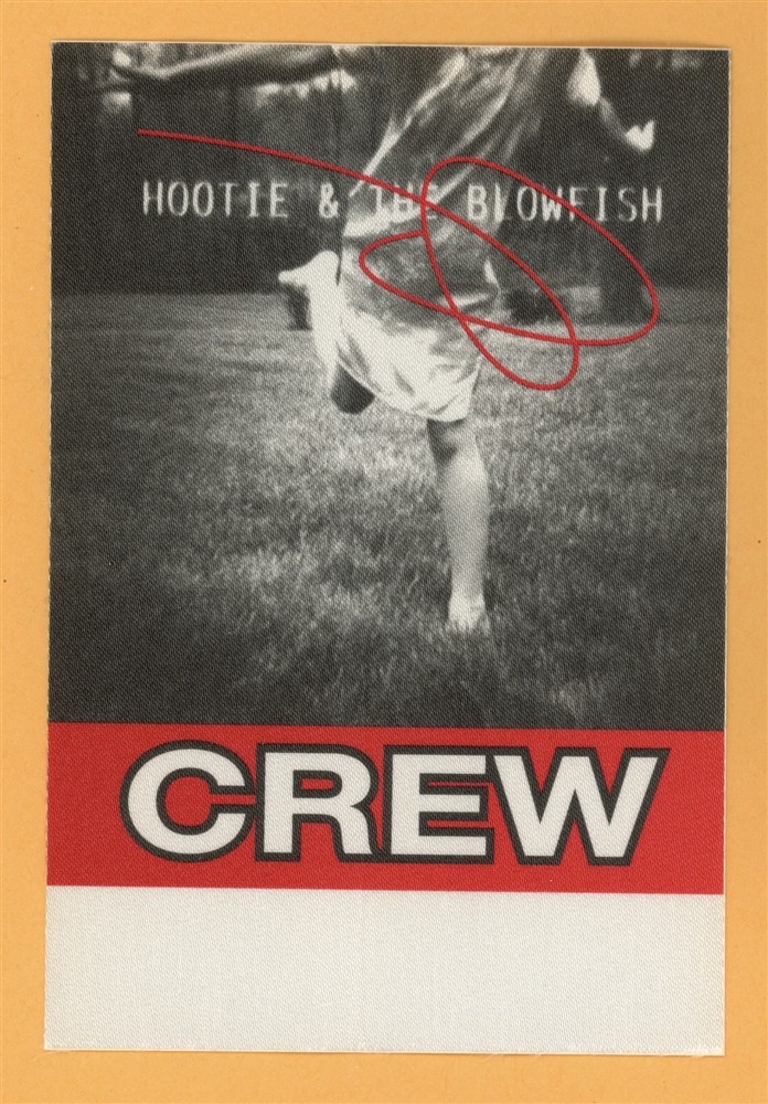 Hootie & The Blowfish 1998 Musical Chairs Concert Tour CREW Backstage Pass