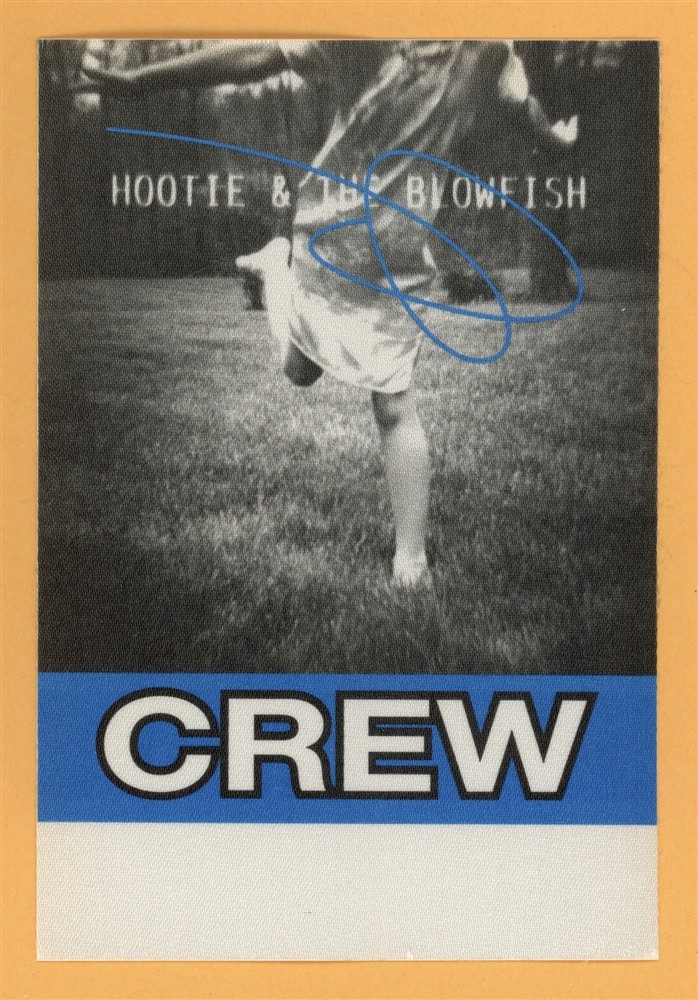 Hootie & The Blowfish 1998 Musical Chairs Concert Tour CREW Backstage Pass