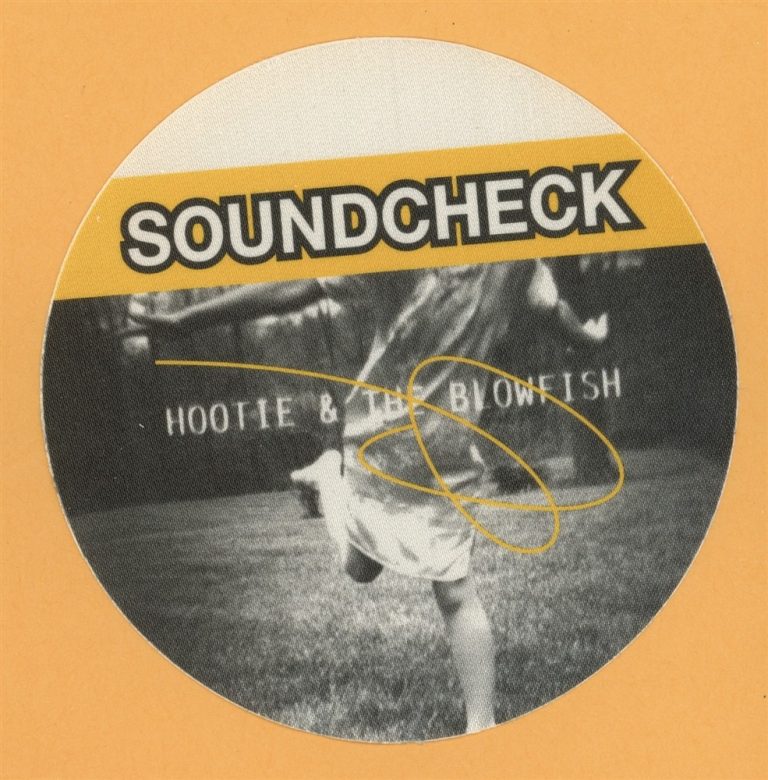 Hootie & The Blowfish 1998 Musical Chairs Concert Tour SOUNDCHECK Backstage Pass