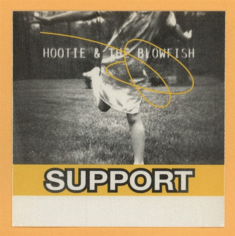 Hootie & The Blowfish 1998 Musical Chairs Concert Tour SUPPORT Backstage Pass
