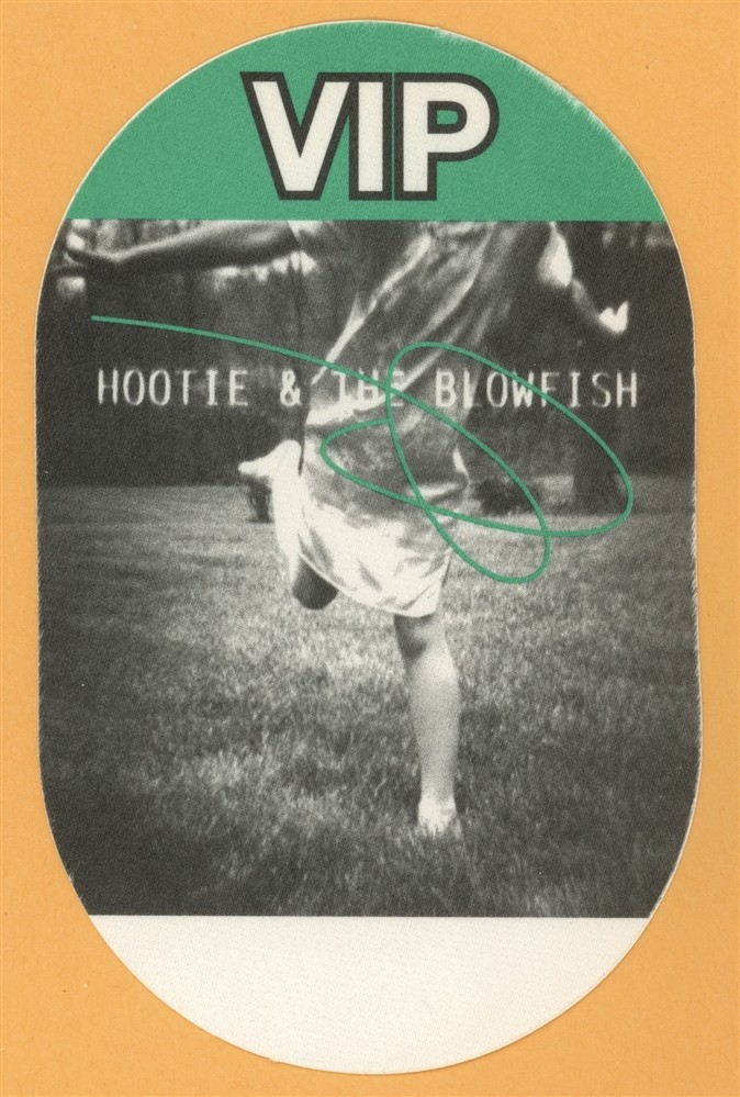 Hootie & The Blowfish 1998 Musical Chairs Concert Tour VIP Backstage Pass