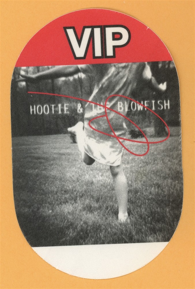 Hootie & The Blowfish 1998 Musical Chairs Concert Tour VIP Backstage Pass