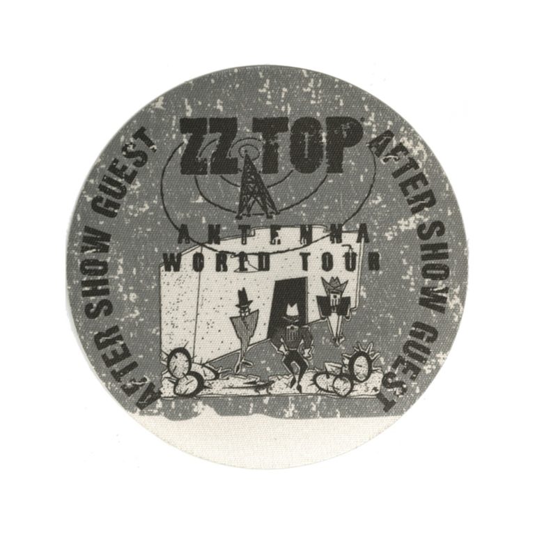 ZZ Top 1994 Antenna Concert Tour Aftershow Backstage Pass