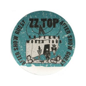 ZZ Top 1994 Antenna Concert Tour Aftershow Backstage Pass