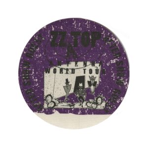 ZZ Top 1994 Antenna Concert Tour Aftershow Backstage Pass