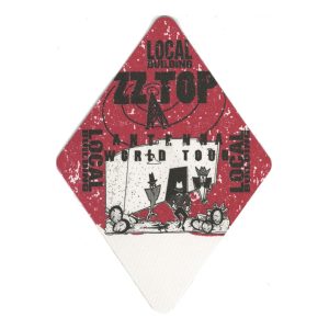 ZZ Top 1994 Antenna Concert Tour Local Backstage Pass