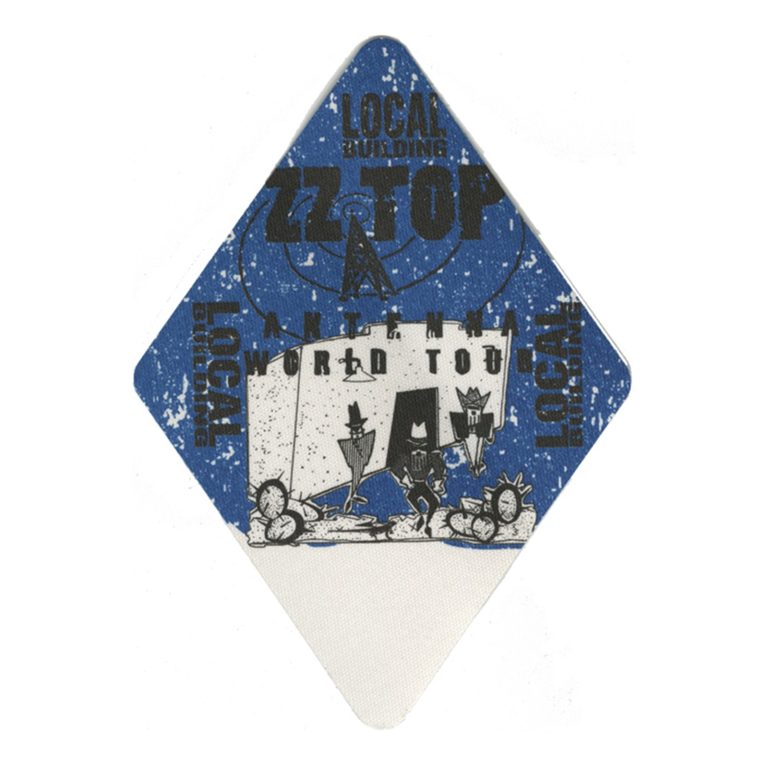 ZZ TOP 1994 ANTENNA CONCERT TOUR LOCAL BACKSTAGE PASS COLLECTIBLE MEMORABILIA