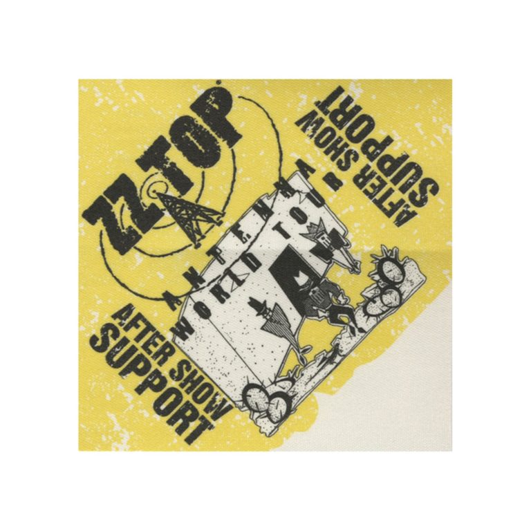 ZZ Top 1994 Antenna Concert Tour Support Aftershow Backstage Pass