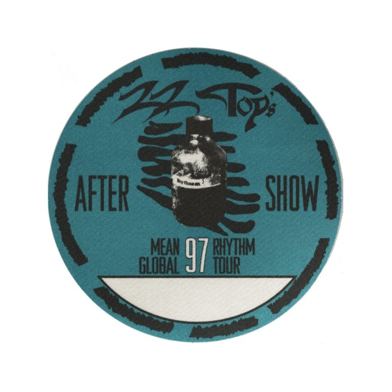 ZZ Top 1997 Continental Safari Concert Tour Aftershow Backstage Pass