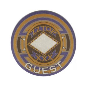 ZZ Top 1999 XXX Concert Tour Guest Backstage Pass