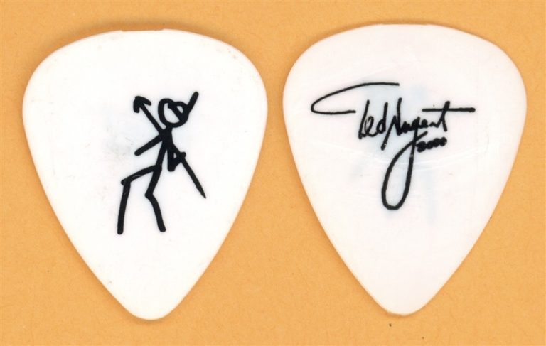 Ted Nugent Vintage Guitar Pick - 2000 Craveman Tour