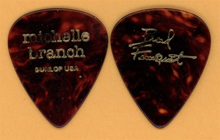 Michelle Branch Brad Fernquist Goo Goo Dolls Guitar Pick - 2003 Spirit Room Tour