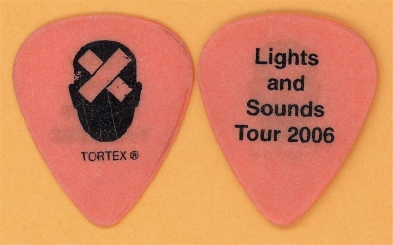 Yellowcard Vintage Guitar Pick - 2006 Lights and Sounds Tour