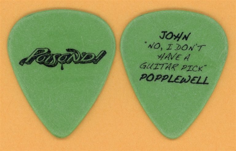Poison Bobby Dall Vintage Guitar Pick - 2007 POISON'D Tour