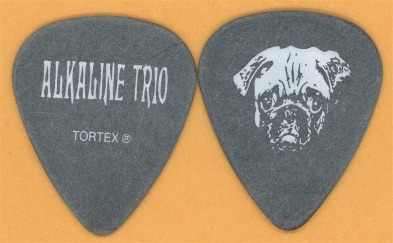 Alkaline Trio Matt Skiba Blink 182 Vintage Guitar Pick - 2005 Crimson Tour