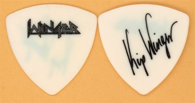 Winger Kip Winger Vintage Guitar Pick - 1990 Heart of the Young Tour