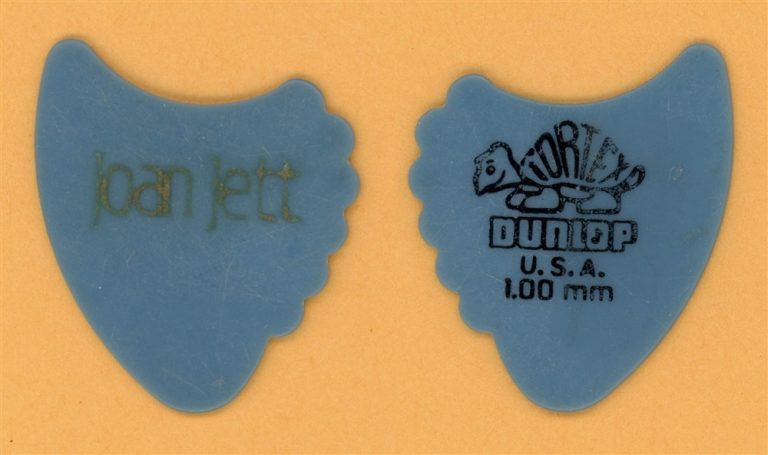 Joan Jett & The Blackhearts Vintage Guitar Pick - 1991 Notorius Tour