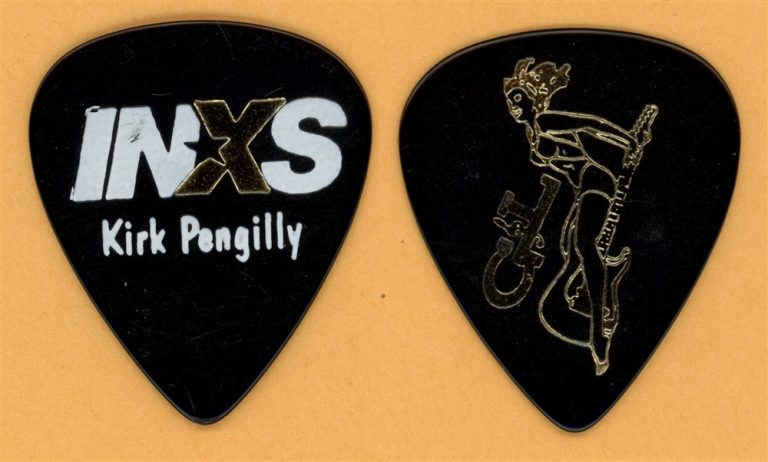 INXS Kirk Pengilly Vintage Guitar Pick - 1997 Elegantly Wasted Tour