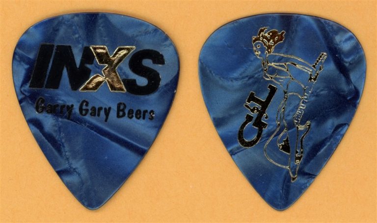 INXS Gary Gary Beers Vintage Guitar Pick - 1997 Elegantly Wasted Tour