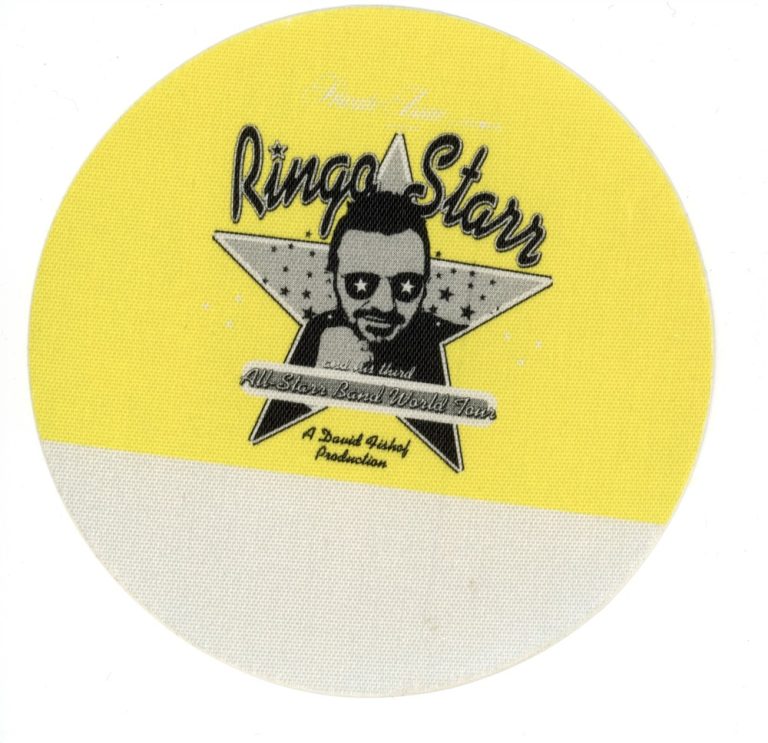 Ringo Starr 1995 All-Starr Band Concert Tour VIP Backstage Pass