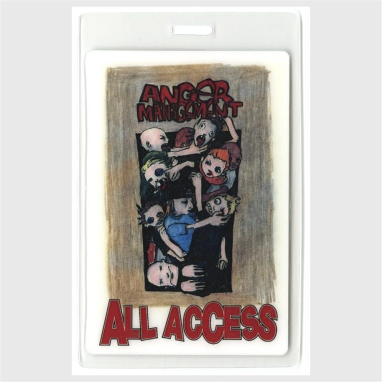 Eminem 2000 Limp Bizkit Anger Management Tour AA Laminated Backstage Pass