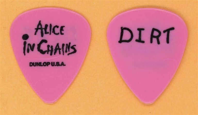 Alice in Chains Jerry Cantrell Layne Staley Vintage Guitar Pick - 1992 Dirt Tour