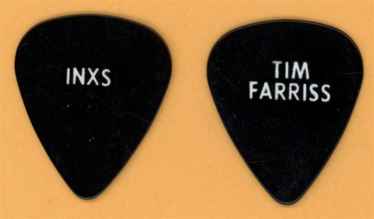 INXS Tim Farriss Vintage Guitar Pick - 1985 Listen Like Thieves Tour
