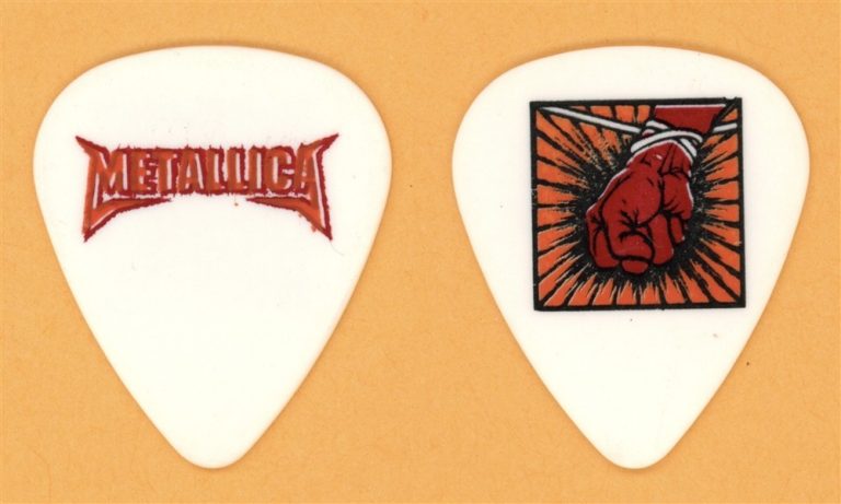 Metallica James Hetfield Vintage Guitar Pick - 2004 St. Anger Tour - Variant