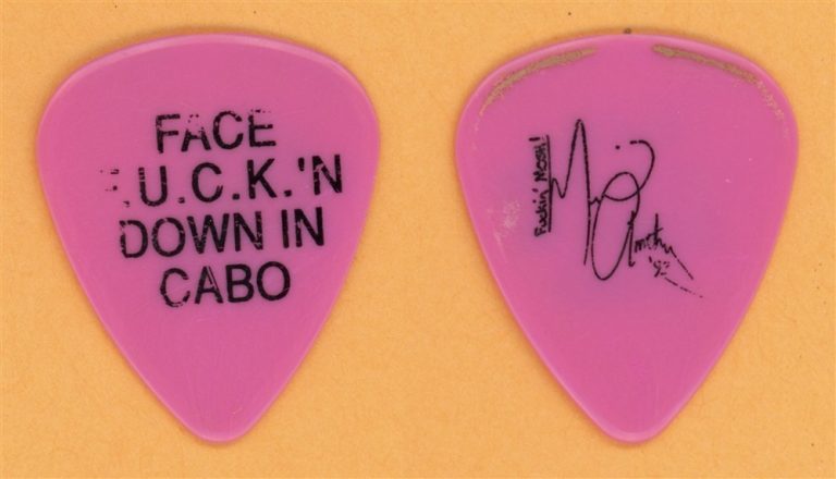 Van Halen Michael Anthony Vintage Guitar Pick - 1993 Right Here Right Now Tour